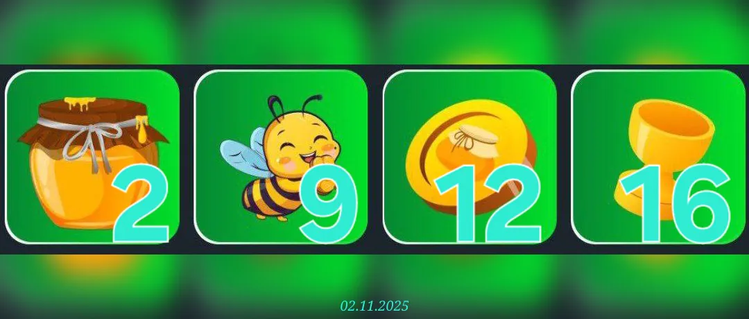 изображение для 🟢 #BeeHarvest Комбо 02.11
