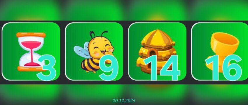изображение для 🟢 #BeeHarvest Комбо 20.12