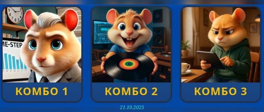 изображение для 🟢 #HamsterKombat Комбо 21.10