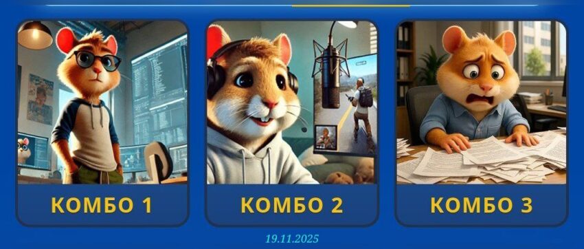 изображение для 🟢 #HamsterKombat Комбо 19.11